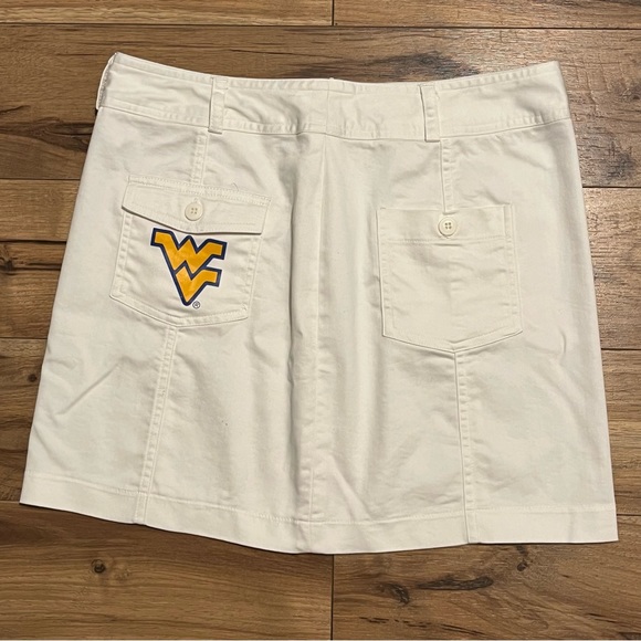 Meesh & Mia WEST VIRGINIA UNIVERSITY MOUNTAINEERS Bling Mini Skirt Medium EUC - Picture 2 of 5